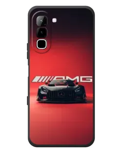 Чехол для Infinix Hot 70 с картинкой «Mercedes AMG — красная линия»