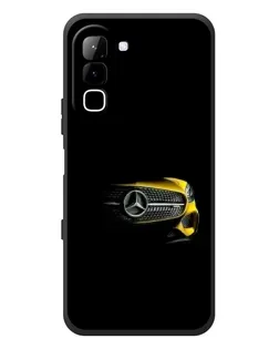 Чехол для Infinix Hot 70 с картинкой «Mercedes — ретро стиль»