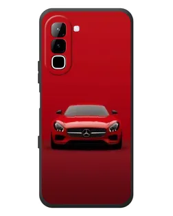 Чехол для Infinix Hot 70 с картинкой «Красный Mercedes AMG»