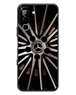 Чехол для Infinix Hot 70 с картинкой «Диск Mercedes»