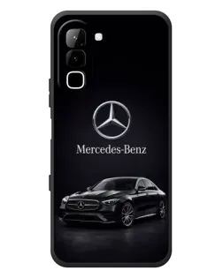 Чехол для Infinix Hot 70 с картинкой «Mercedes — решетка радиатора»