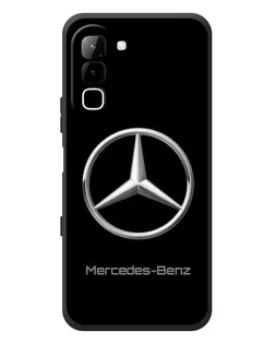 Чехол для Infinix Hot 70 с картинкой «Mercedes Silver Logo»