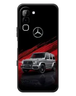 Чехол для Infinix Hot 70 с картинкой «Mercedes G-Class красный»