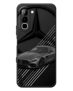 Чехол для Infinix Hot 70 с картинкой «Mercedes AMG — графика»