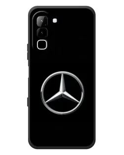 Чехол для Infinix Hot 70 с картинкой «Mercedes классический лого»