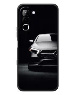 Чехол для Infinix Hot 70 с картинкой «Свет фар Mercedes»