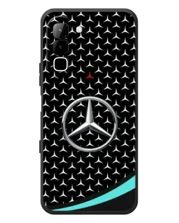 Чехол для Infinix Hot 70 с картинкой «Mercedes — бирюзовый акцент»