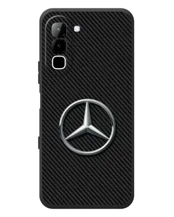 Чехол для Infinix Hot 70 с картинкой «Карбоновый Mercedes стиль» Чехол для Infinix Hot 70 с картинкой «Карбоновый Mercedes стиль»