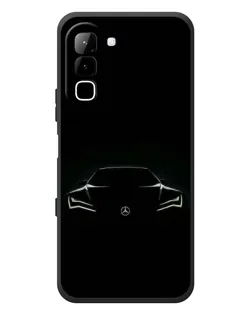Чехол для Infinix Hot 70 с картинкой «Mercedes — силуэт авто» Чехол для Infinix Hot 70 с картинкой «Mercedes — силуэт авто»