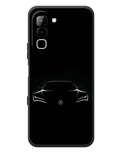 Чехол для Infinix Hot 70 с картинкой «Mercedes — силуэт авто» Чехол для Infinix Hot 70 с картинкой «Mercedes — силуэт авто»