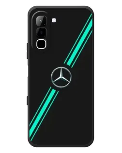 Чехол для Infinix Hot 70 с картинкой «Спортивные линии Mercedes» Чехол для Infinix Hot 70 с картинкой «Спортивные линии Mercedes»