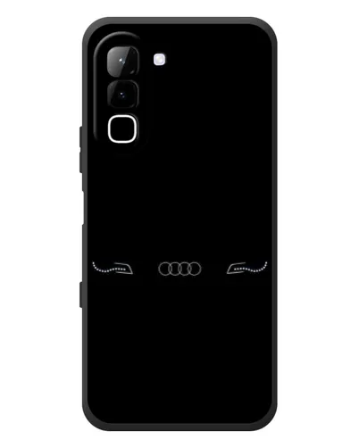 Чехол для Infinix Hot 70 с картинкой «Audi — световой подпись»
