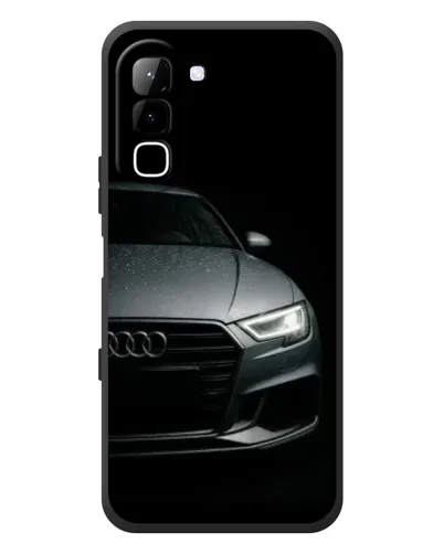 Чехол для Infinix Hot 70 с картинкой «Audi — детализация кузова»