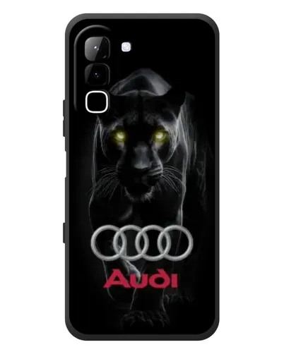 Чехол для Infinix Hot 70 с картинкой «Пантера и Audi»
