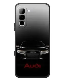 Чехол для Infinix Hot 70 с картинкой «Audi — градиентный контур»