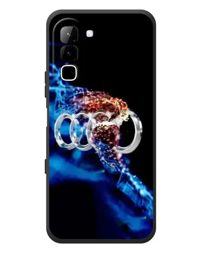 Чехол для Infinix Hot 70 с картинкой «Энергия лого Audi»