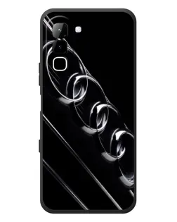 Чехол для Infinix Hot 70 с картинкой «Audi — абстрактные кольца»