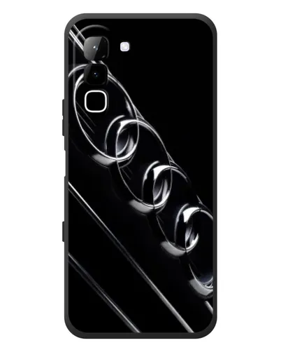 Чехол для Infinix Hot 70 с картинкой «Audi — абстрактные кольца»