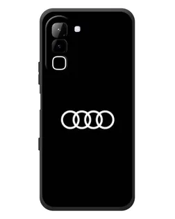 Чехол для Infinix Hot 70 с картинкой «Audi White Logo»
