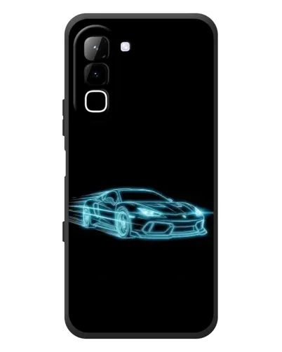 Чехол для Infinix Hot 70 с картинкой «Неоновый контур Lamborghini» Чехол для Infinix Hot 70 с картинкой «Неоновый контур Lamborghini»