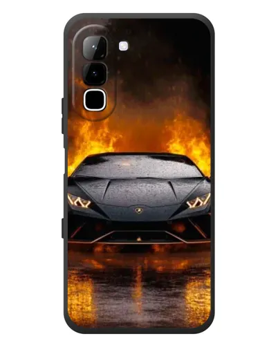 Чехол для Infinix Hot 70 с картинкой «Lamborghini в огне» Чехол для Infinix Hot 70 с картинкой «Lamborghini в огне»