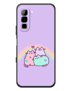 Чохол для Infinix Hot 70 з картинкою «Веселкові Пушини» Чохол для Infinix Hot 70 з картинкою «Веселкові Пушини»