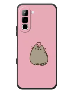Чохол для Infinix Hot 70 з картинкою «Pusheen серце» Чохол для Infinix Hot 70 з картинкою «Pusheen серце»