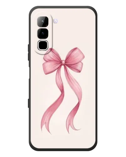 Чехол для Infinix Hot 70 с картинкой «Розовый бант»