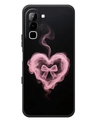 Чехол для Infinix Hot 70 с картинкой «Дымчатое сердце»
