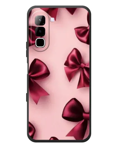 Чехол для Infinix Hot 70 с картинкой «Бордовый атлас»