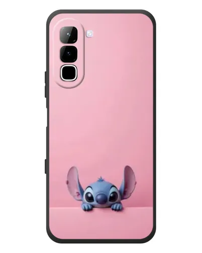 Чехол для Infinix Hot 70 с картинкой «Stitch выглядывает»