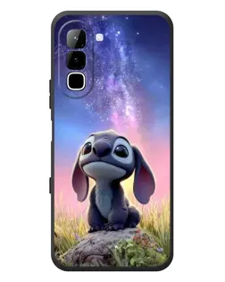 Чехол для Infinix Hot 70 с картинкой «Стич на рассвете»