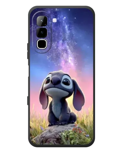 Чехол для Infinix Hot 70 с картинкой «Стич на рассвете»