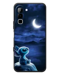 Чехол для Infinix Hot 70 с картинкой «Лунная ночь Стича»
