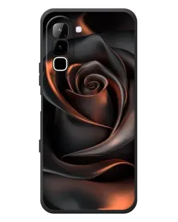 Чехол для Infinix Hot 70 с картинкой «Шелковая черная роза» Чехол для Infinix Hot 70 с картинкой «Шелковая черная роза»