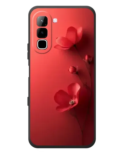 Чехол для Infinix Hot 70 с картинкой «Маковые соцветия»