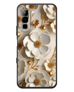 Чехол для Infinix Hot 70 с картинкой «Белие бумажние цвети» Чехол для Infinix Hot 70 с картинкой «Белие бумажние цвети»