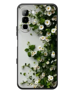 Чехол для Infinix Hot 70 с картинкой «Ветка мелких белых цветов» Чехол для Infinix Hot 70 с картинкой «Ветка мелких белых цветов»