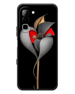 Чехол для Infinix Hot 70 с картинкой «Серебряный фантазийный цветок» Чехол для Infinix Hot 70 с картинкой «Серебряный фантазийный цветок»