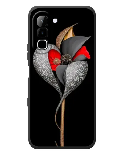 Чехол для Infinix Hot 70 с картинкой «Серебряный фантазийный цветок» Чехол для Infinix Hot 70 с картинкой «Серебряный фантазийный цветок»