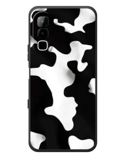 Чехол для Infinix Hot 70 с картинкой «Черно-белое пятно»