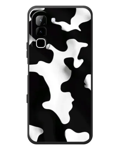 Чехол для Infinix Hot 70 с картинкой «Черно-белое пятно»