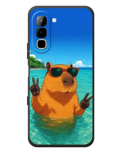 Чехол для Infinix Hot 70 с картинкой «Морская капибара» Чехол для Infinix Hot 70 с картинкой «Морская капибара»