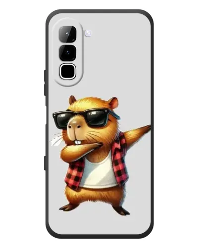 Чехол для Infinix Hot 70 с картинкой «Капибара рэпер даб» Чехол для Infinix Hot 70 с картинкой «Капибара рэпер даб»