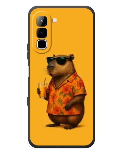 Чехол для Infinix Hot 70 с картинкой «Капибара на отдыхе» Чехол для Infinix Hot 70 с картинкой «Капибара на отдыхе»