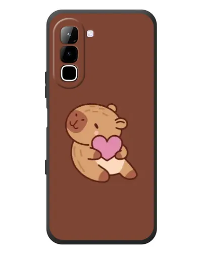 Чехол для Infinix Hot 70 с картинкой «Капибара с сердцем» Чехол для Infinix Hot 70 с картинкой «Капибара с сердцем»