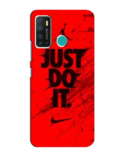 Чехол для Infinix Hot 9 / Hot 9 Pro с картинкой «Nike Just Do It»