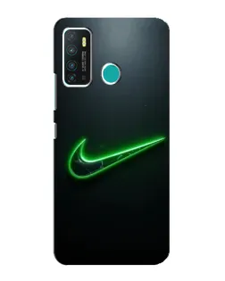 Чехол для Infinix Hot 9 / Hot 9 Pro с картинкой «Неоновый контур Nike» Чехол для Infinix Hot 9 / Hot 9 Pro с картинкой «Неоновый контур Nike»