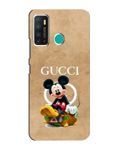 Чехол для Infinix Hot 9 / Hot 9 Pro с картинкой «Микки Маус Gucci — крафт» Чехол для Infinix Hot 9 / Hot 9 Pro с картинкой «Микки Маус Gucci — крафт»