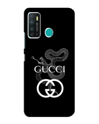 Чехол для Infinix Hot 9 / Hot 9 Pro с картинкой «Gucci — серебряная змея» Чехол для Infinix Hot 9 / Hot 9 Pro с картинкой «Gucci — серебряная змея»